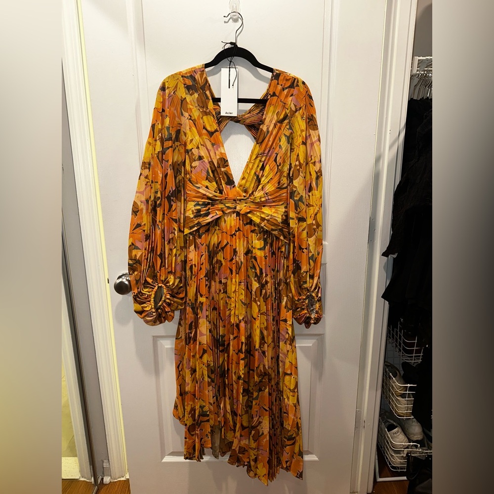 Acler Kaleidoscope Floral Dress